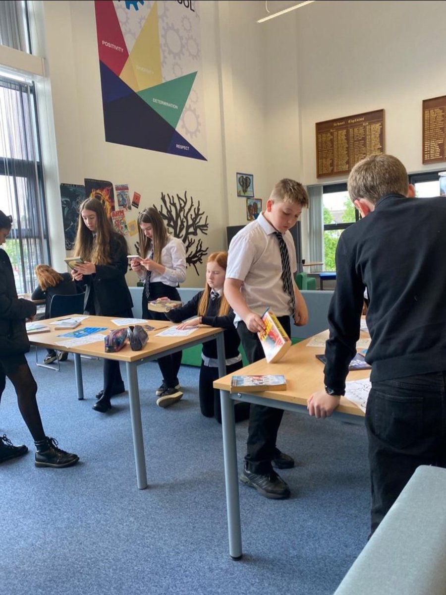 Duncanrig_Eng's tweet photo. Mrs Fish's S2 pupils had a great time participating in The Reading Game, helping them to discover genres they hadn't considered reading before. Time well spent! #readingforpleasure @Duncanrig_Lib 📖😊📚 https://t.co/4DsxfWJFIf