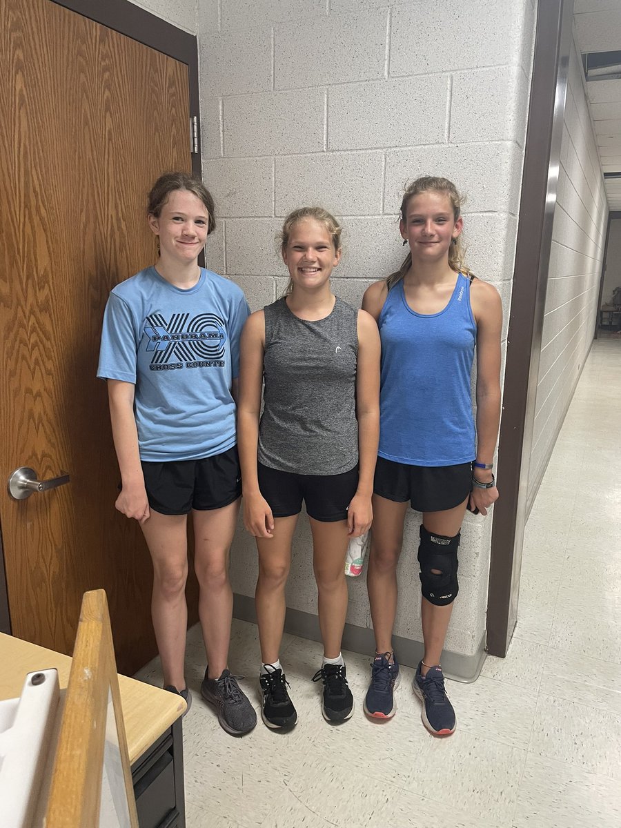 Panoramaxc_tf's tweet photo. First week of summer running in the books! So proud of these kids (and Zach who isn’t pictured) for getting up and putting in the work this week 👊🏼 Starting off the summer strong with 41 miles total logged! #workinghardhavingfun https://t.co/eOuwJ8llUy