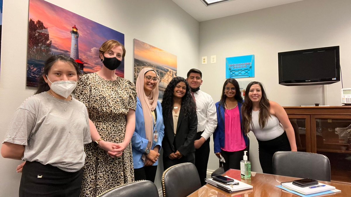 AmericanBIC's tweet photo. Our #WithDACA partners, @thedream_us, @FWDus, @PresImmAlliance met with @SenGaryPeters on DACA's 10th anniversary, yesterday. https://t.co/iaSbWDtzFf