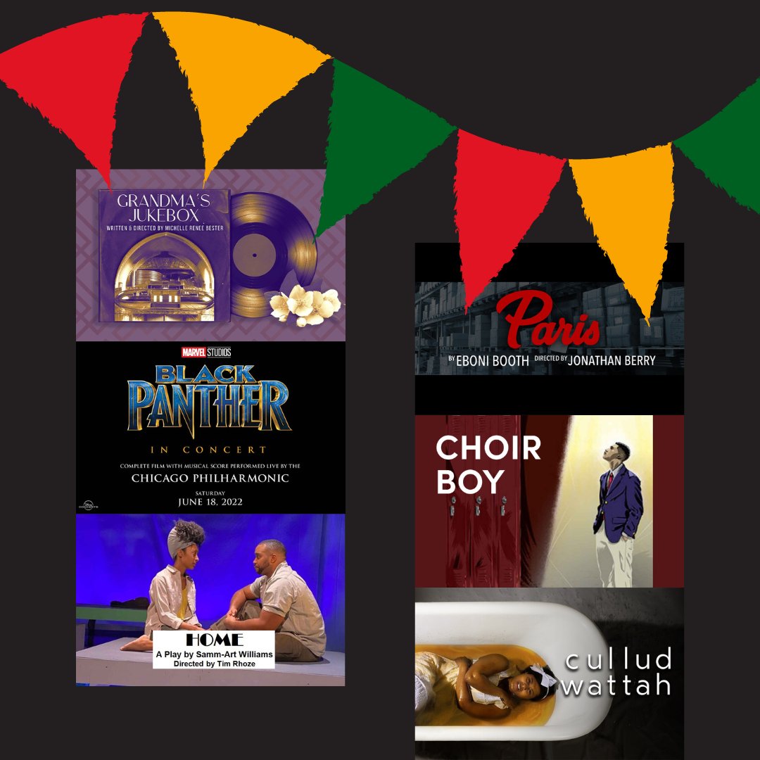 Celebrate #Juneteenth2022 with #ChiTheatre ✊🏾 Don't miss these events taking place this weekend! #chicagotheatre