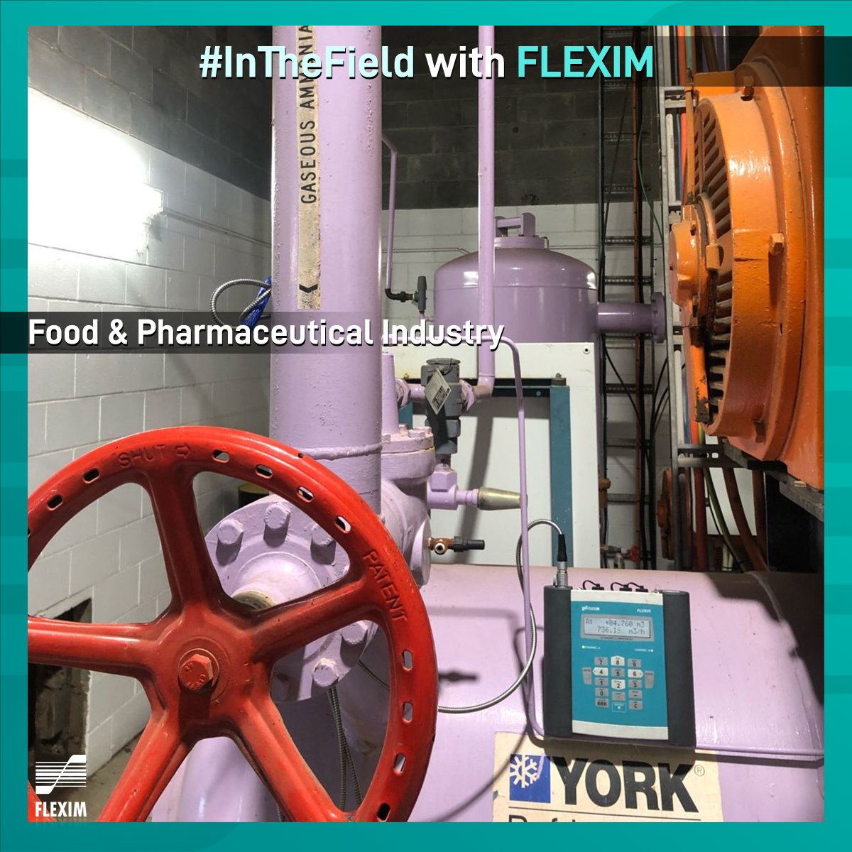 The portable FLUXUS G601ST clamp on ultrasonic meter monitoring NH3 - gaseous ammonia in a heating and cooling system. The task was to measure flow at each compressor to determine efficiency.
CONTACT US: ecs.page.link/stmFL
#industrialsolutions #energyefficiency #foodindustry