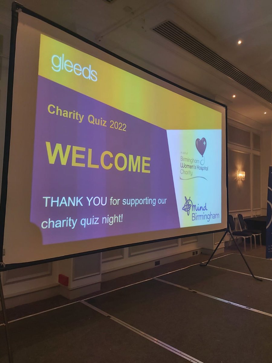 Let the quiz begin!
Thankyou to <a href="/GleedsGlobal/">Gleeds</a> for choosing to fundraise for <a href="/BirminghamMind/">Birmingham Mind</a> tonight as well as <a href="/BWH_NHS/">Bham Women's Hosp 💙</a> it's amazing to see over 300 people in the room supporting both charities
#gleedsquiz2022
#birminghammind
#birminghamwomenshospital
#supportlocal
#charityquiz