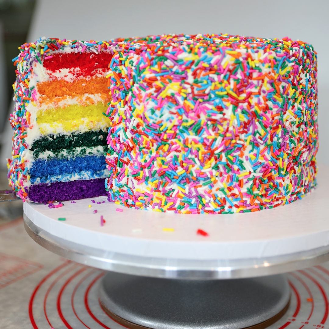 InnominateK's tweet photo. Taste the rainbow this pride 🌈

https://t.co/fHpDtQHevh 

#HowTo #HowToCake #HowToBake #Baking #Rainbow #RainbowCake #Dessert #PrideMonth #Pride #Pride2022 #GayCake https://t.co/1ro0aC3cGO