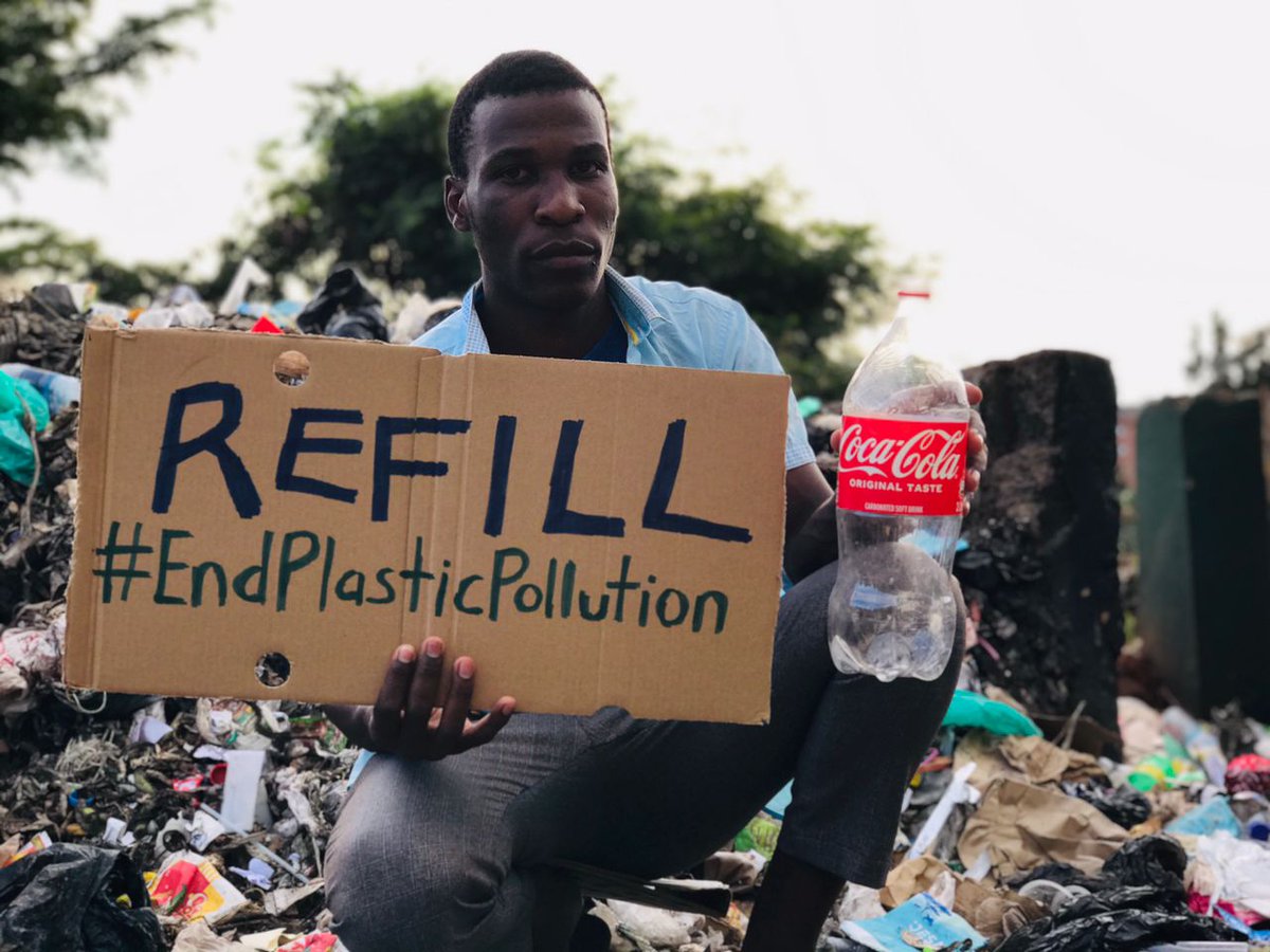 End Plastic Pollution (@EndPlasticsNow) on Twitter photo 2022-06-16 19:05:34 We're facing a plastic pollution crisis due to continued reliance on single-use plastics. @CocaCola produces 4,000,000 million single-use plastic bottles per week in Uganda only. This #WorldRefillDay, We're demanding polluters to invest in #Refill systems. #EndPlasticPollution We're facing a plastic pollution crisis due to continued reliance on single-use plastics. @CocaCola produces 4,000,000 million single-use plastic bottles per week in Uganda only. This #WorldRefillDay, We're demanding polluters to invest in #Refill systems. #EndPlasticPollution