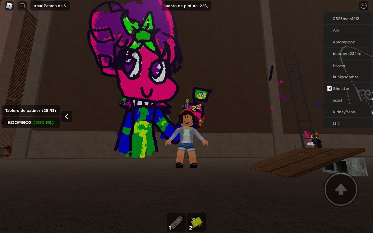 2005Paint's tweet photo. Un par de dibujos que hice en spray paint roblox 

#icobitzip #copastudio #Roblox https://t.co/9ArufHiWCG