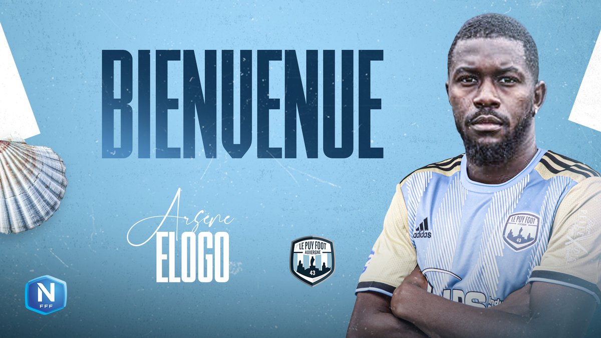 lepuyenvelayfc's tweet photo. 𝗦𝗶𝗴𝗻𝗮𝘁𝘂𝗿𝗲 ✍️🔵⚪

Arsène Elogo est le nouveau renfort au milieu du Puy ! ➡ https://t.co/tgGbwLY3P8 https://t.co/OAD4WJKxiL