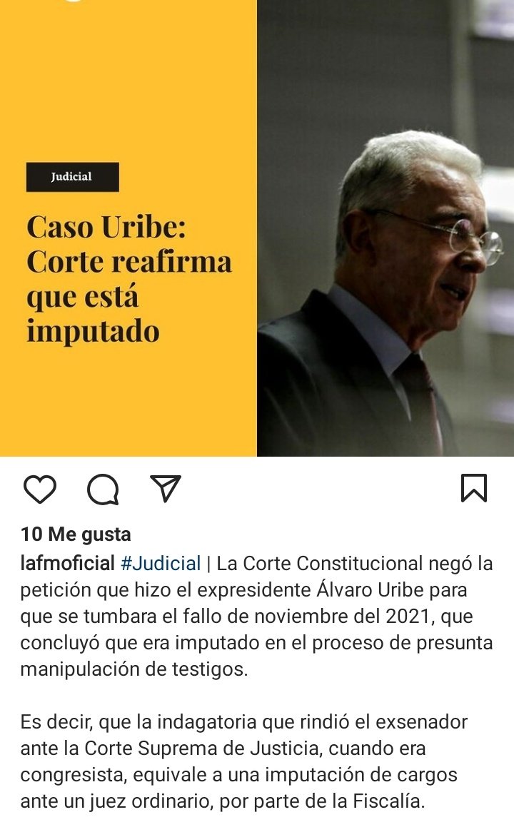 amparocastro61's tweet photo. @jsanchezcristo Son dos imputados trabajando para seguir en el poder y no pagar cárcel.
#rodolfoesuribe #RodolfoUnPeligroParaColombia https://t.co/Y9GsTuc9CC