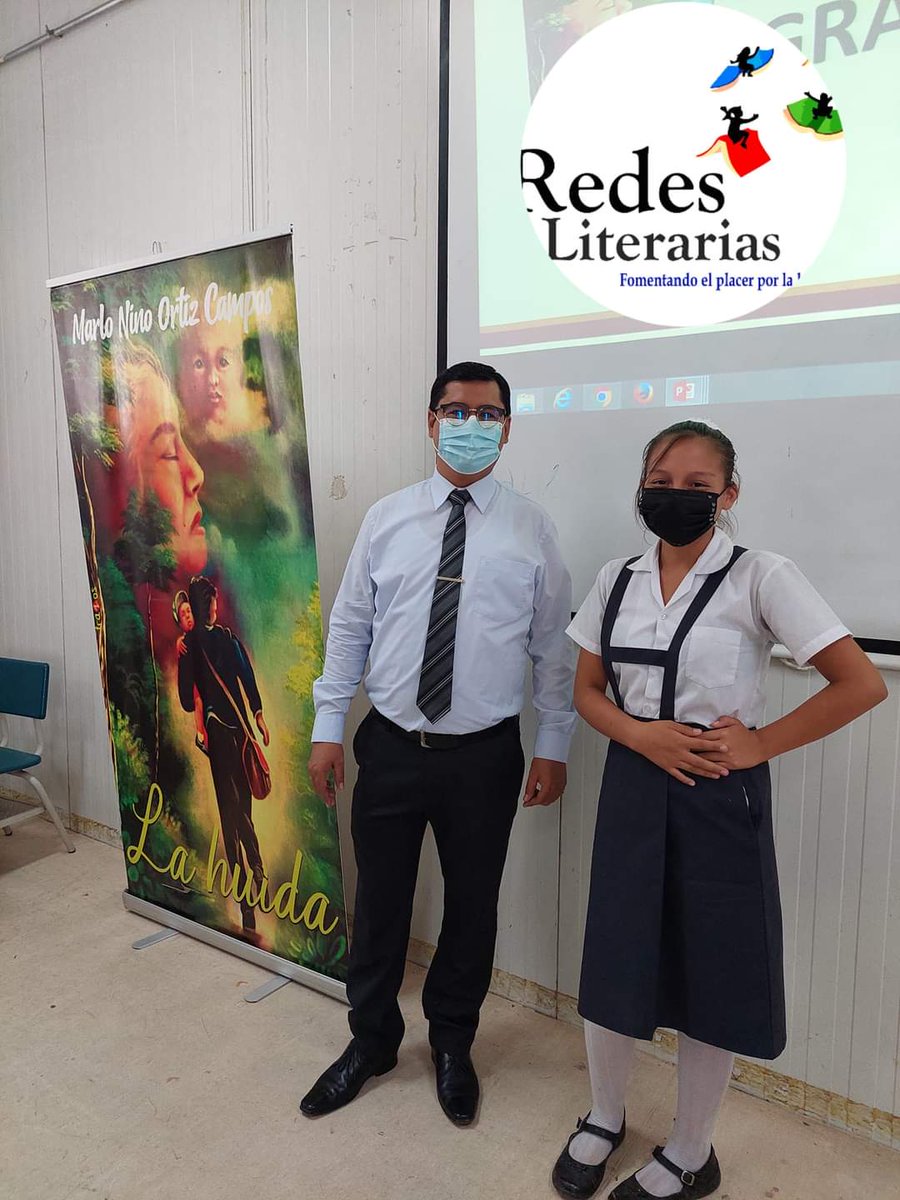 RedesLiteraria's tweet photo. Primera tertulia literaria en la I.E Ramón Castilla de Agua Blanca, en la provincia del Dorado - Región San Martín. "La huida" del escritor Marlo Nino Ortiz Campos. https://t.co/GCh8pWbtB2