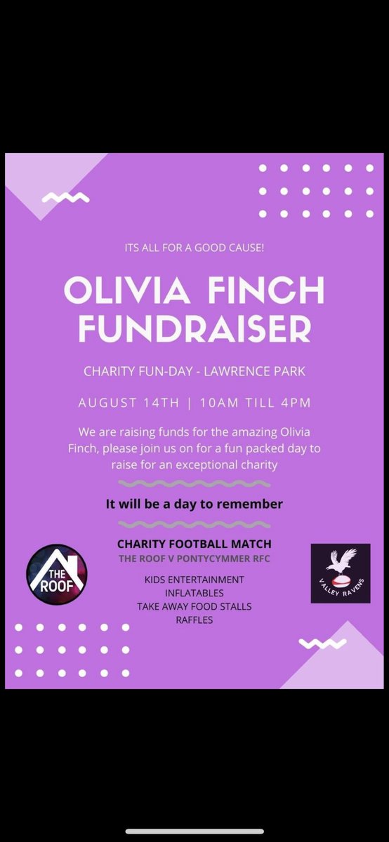 scottforester4's tweet photo. Can everyone please take a look at this it’s for a little girl Olivia who has cancer we are trying to raise money for if anyone could share this to someone who would be able to help that would be great.@samwarburton_ @George_North @JonFoxDavies @taulupe @SanjayWills https://t.co/dMk5gNQyxj