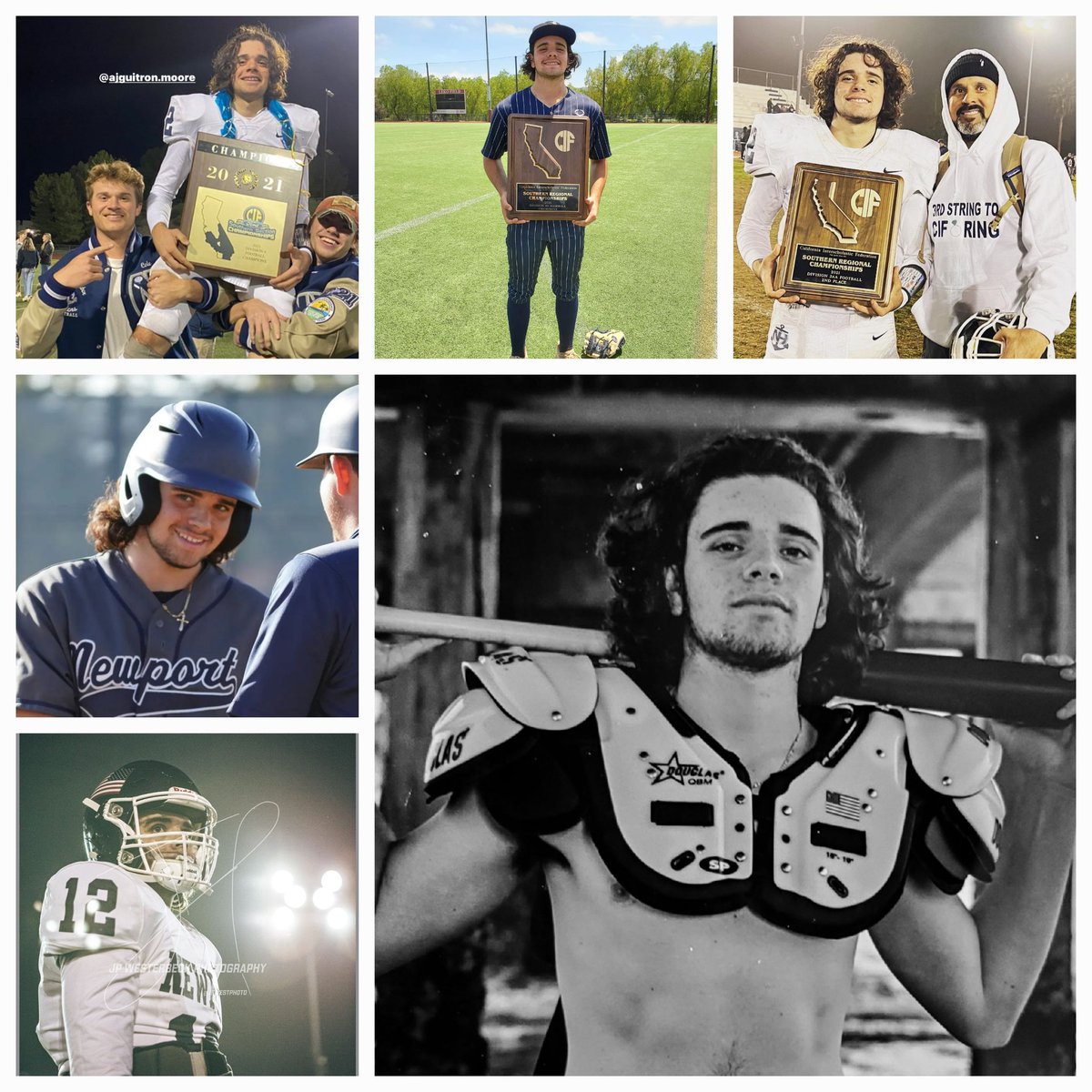 ArielGuitron's tweet photo. Aj Guitron-Moore 21-22'
CIF Div.3 SoCal State Champ💍⚾️
CIF Div.6 SS Champ💍🏉
CIF Div.6 Runner-up State 🏆🏉
All-CIF QB 🏉
Team Offensive MVP ⚾️🏉
All-Sunset League ⚾️🏉
OC Dream Team 🏉
Vincent Mulroy Scholarship 🏉
#10 All-time batting⚾️
#7 All-time passing 🏉
#9 All-time TD🏉 https://t.co/IzMBowum20