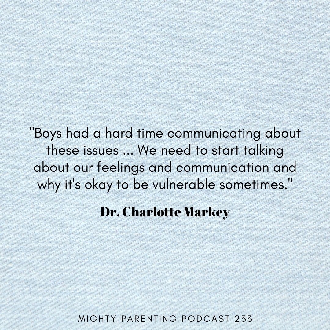MightyParenting's tweet image. "Boys had a hard time communicating about these issues... We need to start talking about our feelings and communication and why it's okay to be vulnerable sometimes." ~Dr. Charlotte Markey (@char_markey)
mightyparenting.com/boys-and-body-…