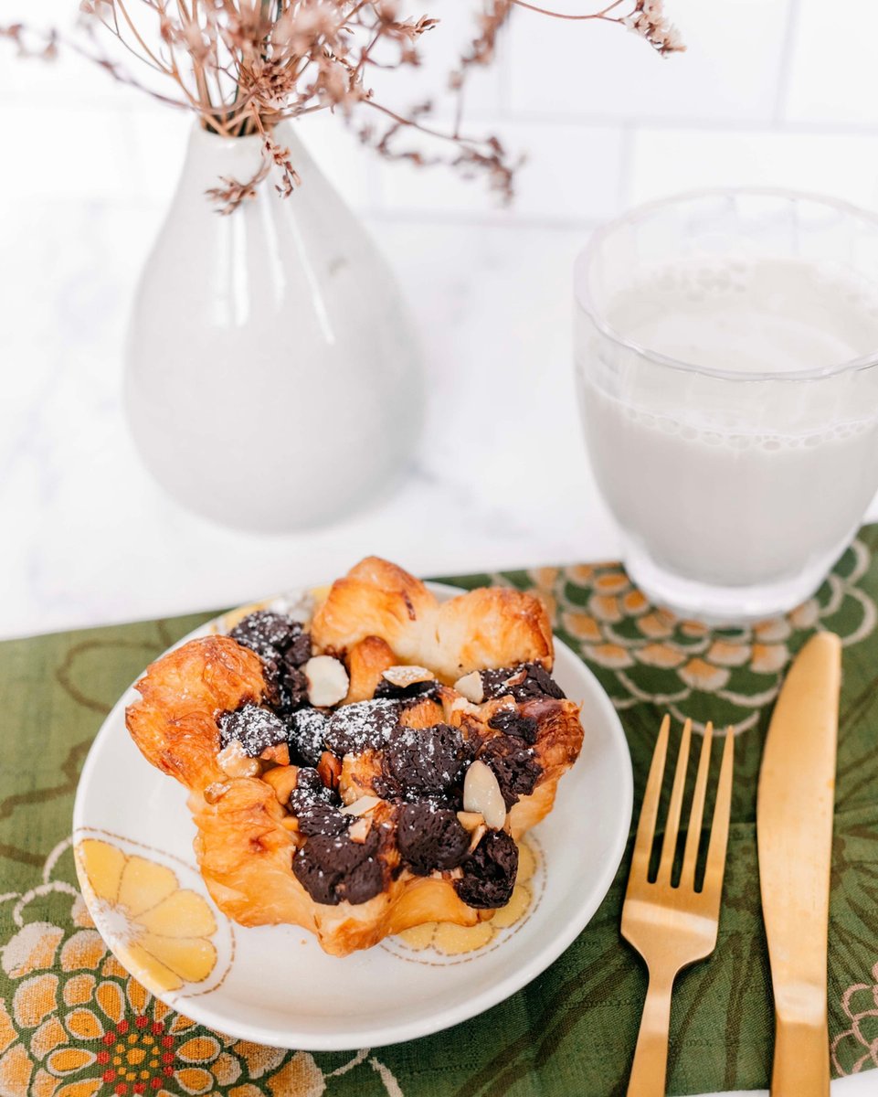 The Rocky Almond Danish is a sweet way to start your day! Wash it down with a cold glass of milk or even a coffee!