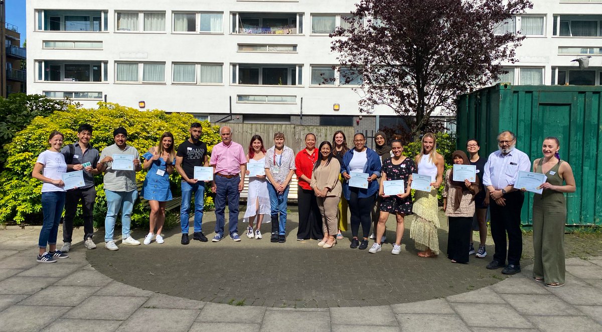 SarahTahsildar's tweet image. What a fab group of people! That’s another 22 caregivers in our community! Welcome to the ASIST family 💚 looking forward the hearing about the positive change these guys will no doubt create! Was a pleasure to share this workshop with you all :) @THCEPN