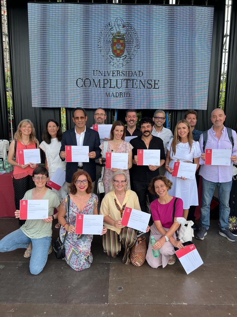 Mi más efusiva enhorabuena a todos los docentes de la Facultad de Filología que hoy habéis recibido el diploma a la excelencia en la docencia. Sois un orgullo para la facultad y para la UCM. ¡¡Bravo!!