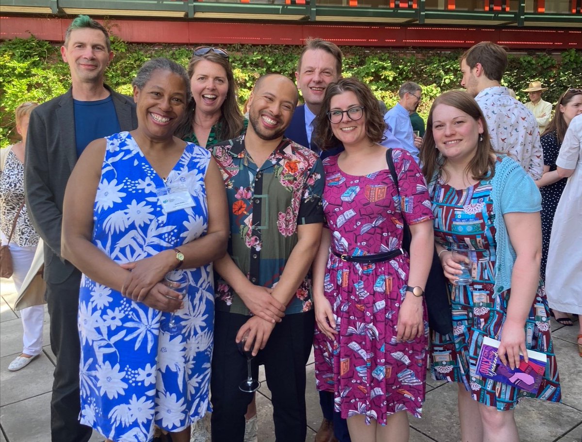 julianaurelius's tweet photo. #CKG22 Awards at British Library. Great to meet shortlistees @philearle @absolutelywrite @ManjeetMann and huge congratulations @katyabalen! And double celebration finally meeting 2020 fellow shortlistee @DeanAtta and judges. Thanks everyone... https://t.co/wqZjDwAKQS