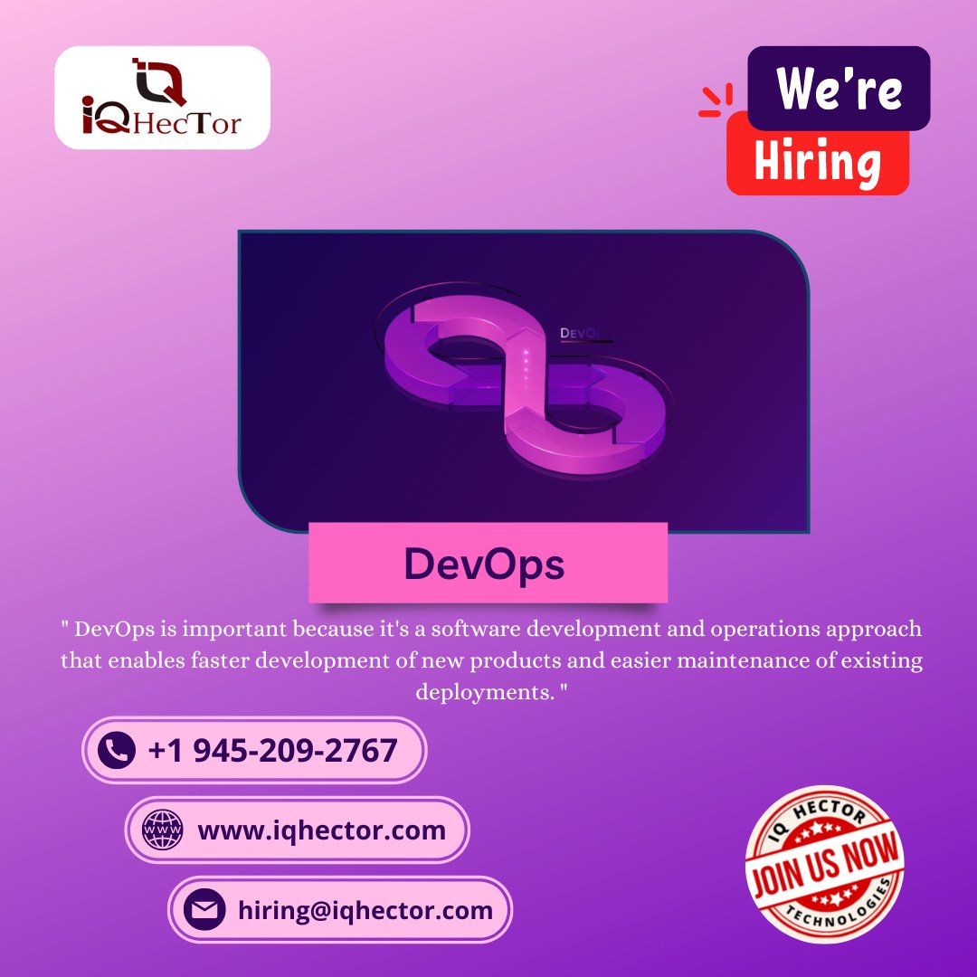 IqhectorH's tweet image. We are providing DevOps training with assured placements.To know more about our training program and services 

Visit us :- iqhector.com 

#devops #devopstraining #devops2022 #ui #uiux #uidesign #uidesigner #uitraning #uiuxdesigner #ux