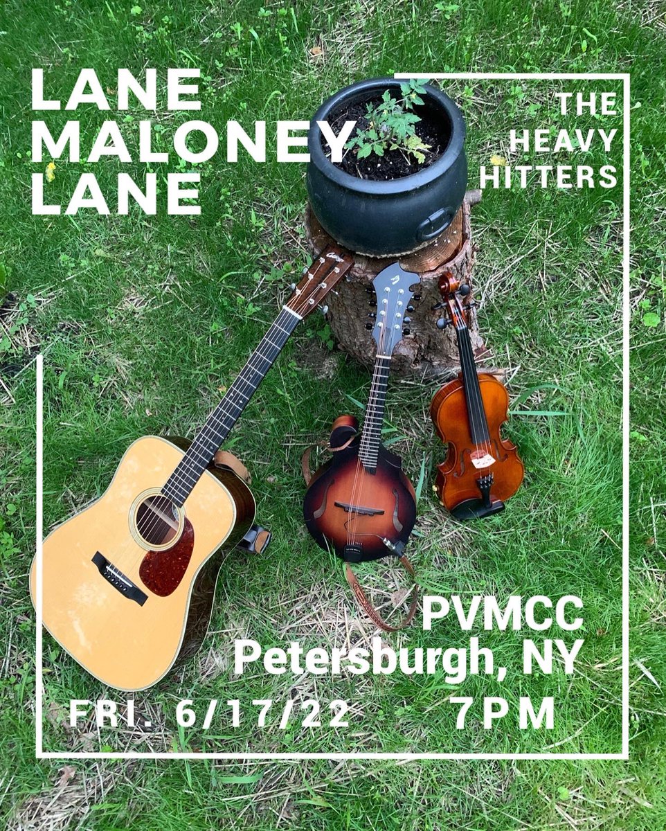 We return to #PVMCC in Petersburgh, NY to celebrate our 10th Anniversary this Friday at 7PM (finally)! With FREE hot dogs 🌭!  Jay Maloney is joining us on fiddle 🎻#foxhollowcafe #petersburghny