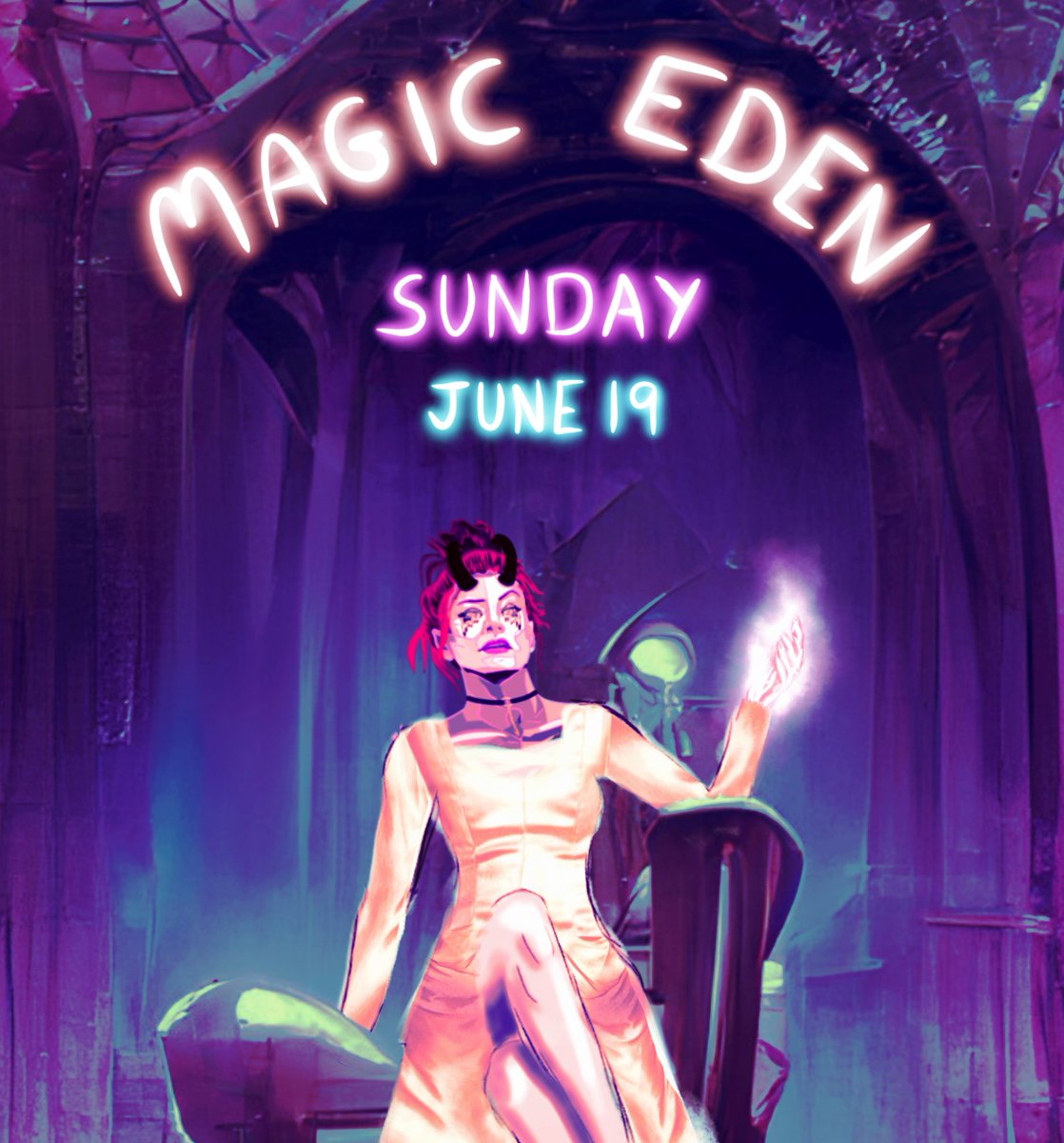 Exiles_NFT's tweet photo. The Verge will change IP creation forever, and it officially opens on June 19th on the @MagicEden launchpad!

Join us, Exile. Own the $VRGE; own the future of Media 😈

https://t.co/jAz5GwUFY1 https://t.co/mTbUUu86Or