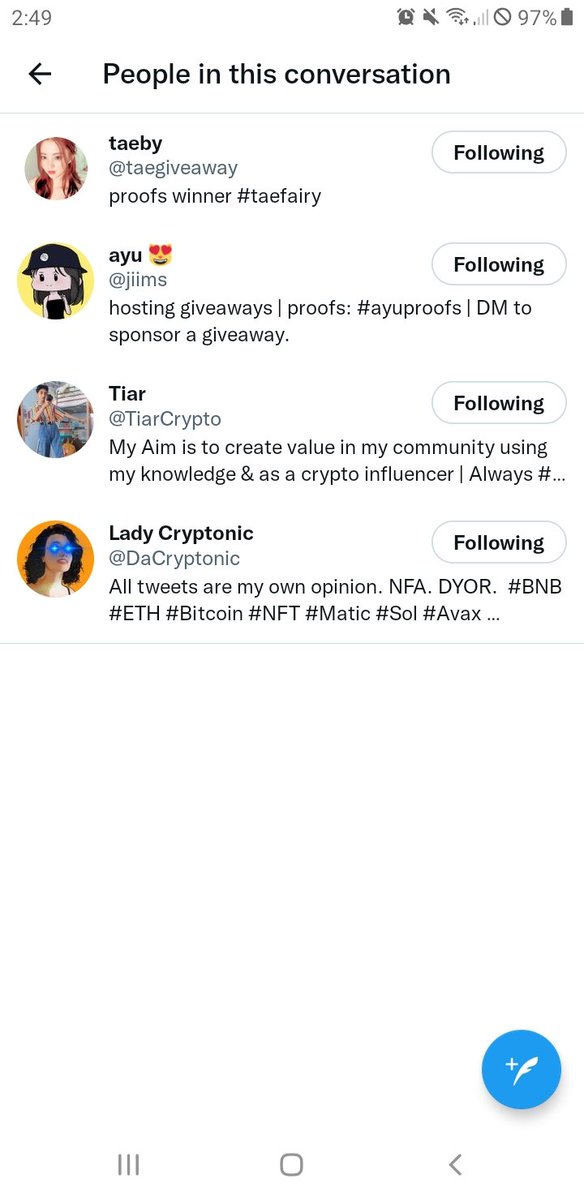 sErendiPitybig's tweet photo. @jiims @TiarCrypto @taegiveaway @DaCryptonic SANA MANALO https://t.co/KLO1E8046J