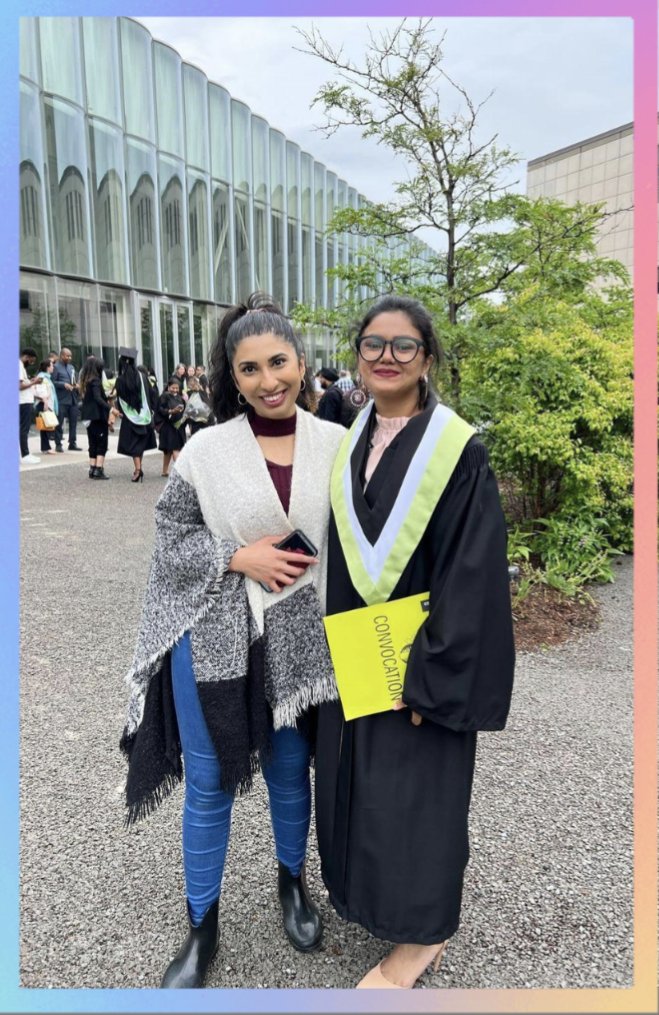ICcsai's tweet photo. An amazing moment captured by Mona. Our Student President with a graduating student at a convocation ceremony.
@ccsai @CentennialPres @TimaShahCCSAI @CCAALife https://t.co/3TJk6qVML4