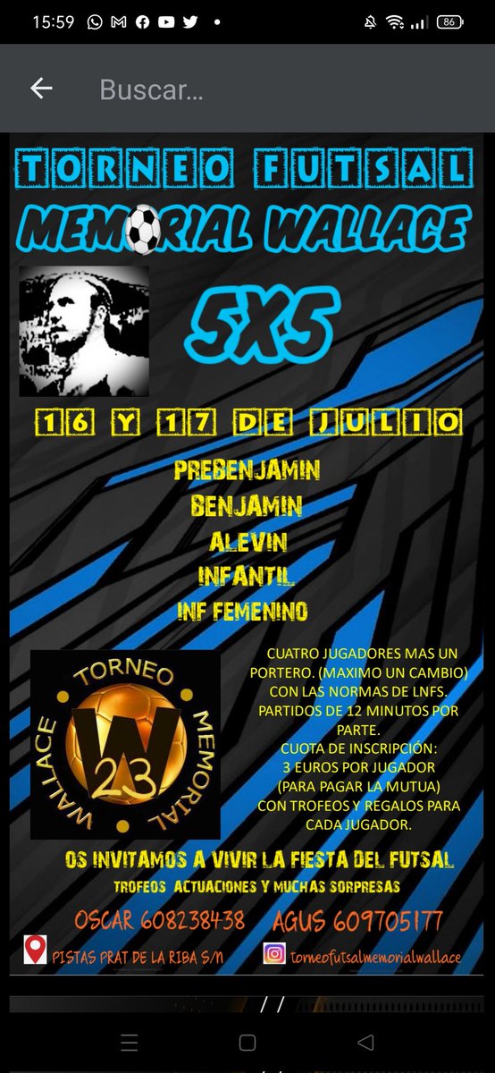 FutsalWallace's tweet photo. Ya estamos de vuelta!!! No te pierdas la fiesta del futsal!! https://t.co/6oRuTcFiTb