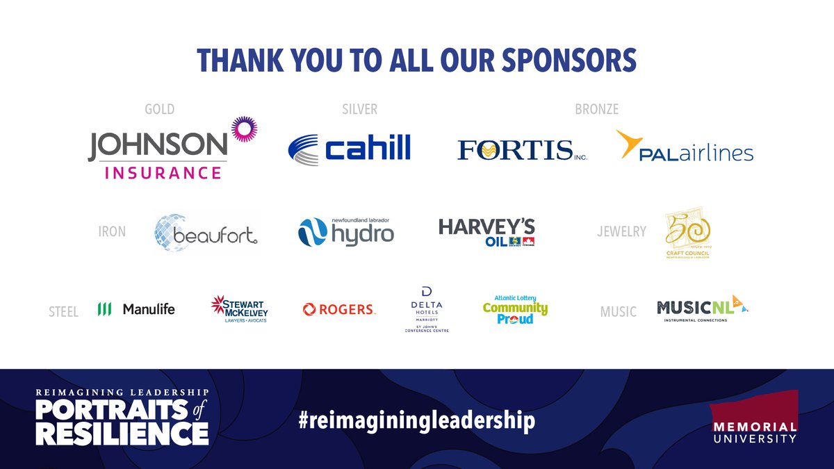 MemorialU's tweet photo. And with that, #PortraitsofResilience draws to a close. Thank you to all of our speakers, panelists, attendees and sponsors. We hope to see you at the next #ReimaginingLeadership conference on March 2, 2023! https://t.co/lA55vZLZe7