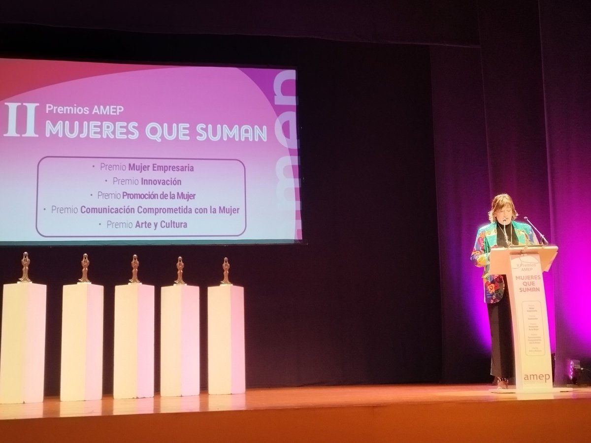 marenlasnubes's tweet photo. Hoy celebramos desde @AMEPCartagena el talento y trabajo de un@s premiad@s , porque con ell@s "nos imaginamos que mañana será mejor" by @castillonuria70 comienza nuestra gala #IIPremiosAMEPCartagena2022 https://t.co/Szjv4IBp9q