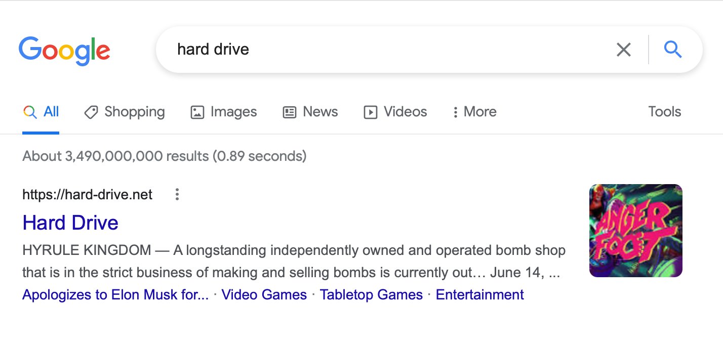 andy on Twitter "i bet Seagate is fuming that our satire site is