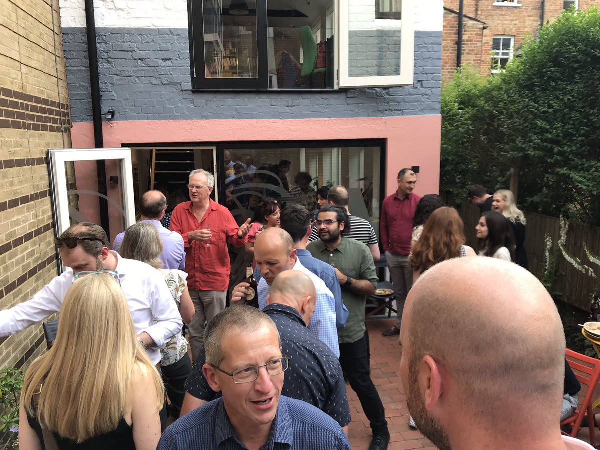 Great to see so many friends to help us open our new studio