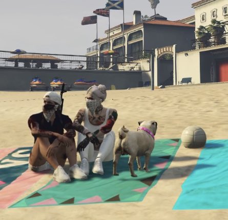 OOCDaph's tweet photo. daph, novah and mochi hanging out at the beach🥹🫶🏼
#666daph #gtarp #nopixel https://t.co/n5vYI9tWYa