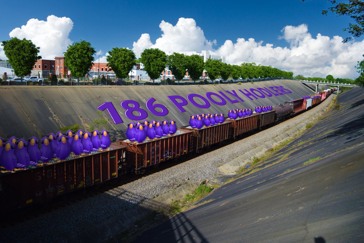 ChooChoosNFT's tweet photo. Almost 200 @PoolyNFT hodlers have minted a Choo Choo!

24 Hours until it opens to the public!
https://t.co/MxtZeJBUTl

#FreeMint #opensea #NFTCommunity #NFTGiveaway https://t.co/u0yIZ9kgua