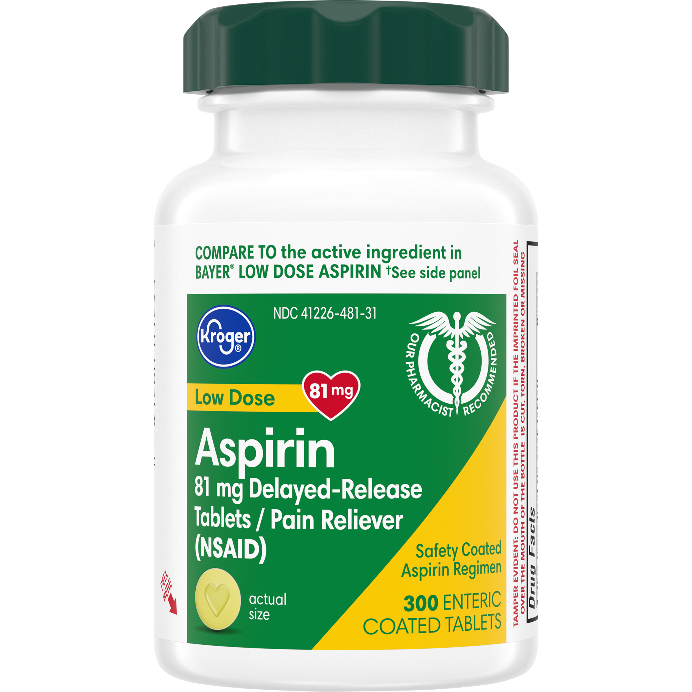 Kroger on Twitter "RECALL KROGER ASPIRIN 0004126001295, KROGER