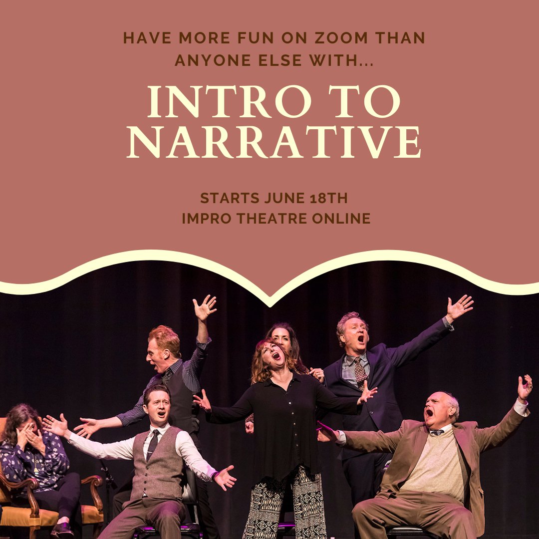 Just a few days before Intro to Narrative starts-- if you were thinking about signing up... this is your sign that you should sign up! :) Make time in your life for genuine PLAY.