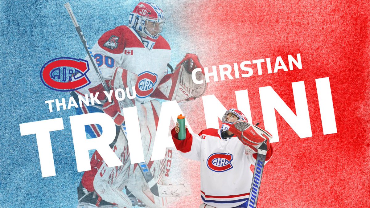 OJHLJrCanadiens's tweet photo. The Toronto Jr A Canadiens would like to thank Christian Trianni for all he did for the organization this past season, We wish him all the best with the Milton Menace 

Thank you @CTrianni 

@ojhlimages @pmauphoto @OJHLOfficial @MenaceOJHL https://t.co/vvzr3j8BUe