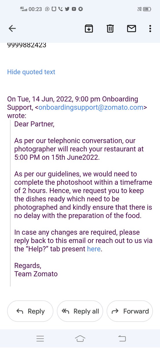 adityasarwan's tweet photo. @zomato @zomatocare hi one of my friend wants to onboard on zomato but from last 7days, everytime team members giving time and no one call after the confirmation. Please make it asap as noone replying on mail. Princesscrownbakesshakes@gmail.com. Still waiting for menu photoshoot https://t.co/bT28u0435V