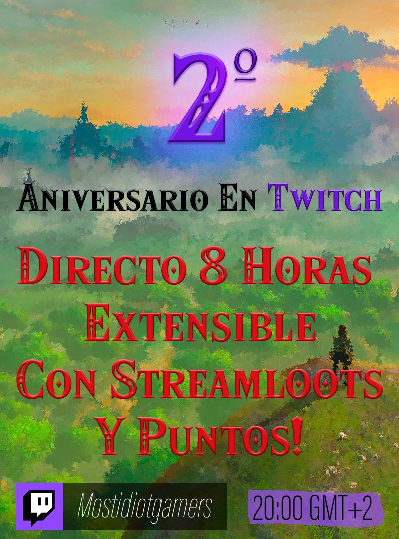 GamesTmig's tweet photo. Directo extensible gratuito por puntos del canal y cartas de streamloots AHORA! Todos para dentro.

🔴: https://t.co/xaljNzyqFv https://t.co/LcOwbIVrLF