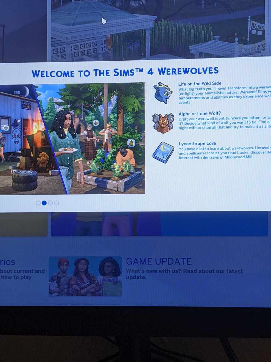 MogSimmer's tweet photo. 🥺🥺 my fiance bought and downloaded Werewolves while I was showering 🥺🥺 https://t.co/qS61MqMDOu