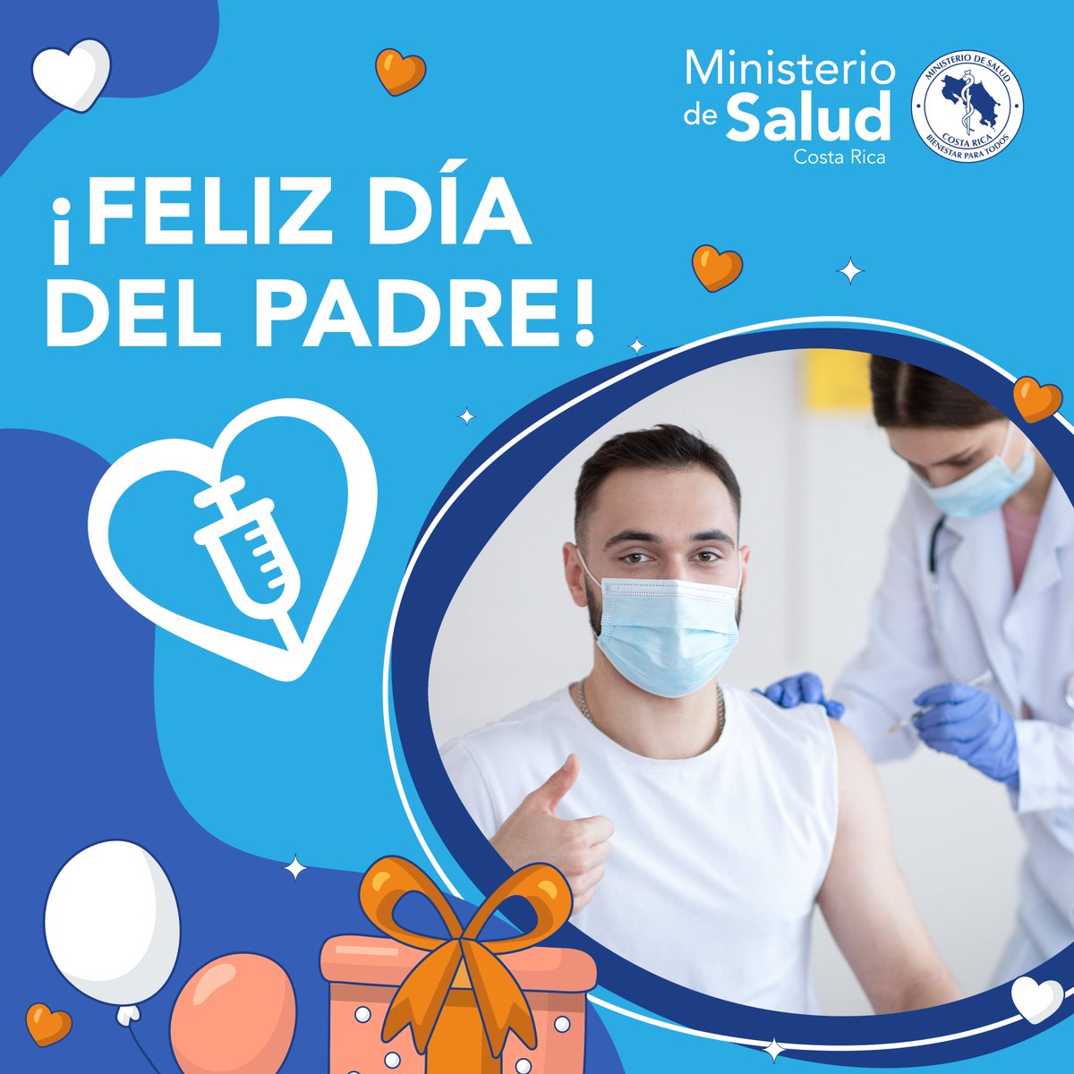 Hay papás jóvenes, adultos y mayores y también, hay vacunas para cada uno de ellos. Vacúnese contra la #COVID19.