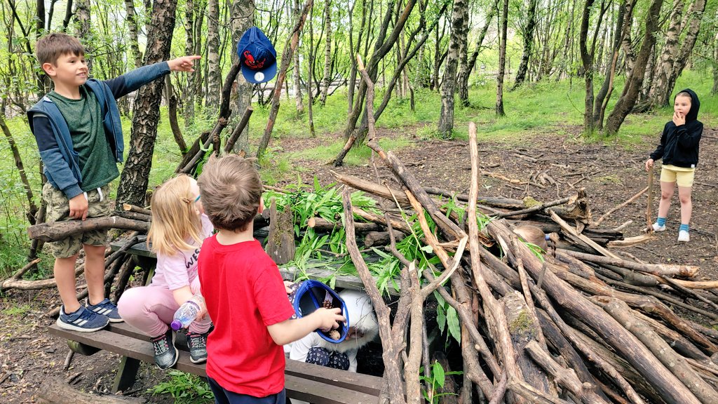 Mrs Tulloch (@mrstcaterpillar) on Twitter photo My den building team were superstars today! Talk about team work ππ³π They collected logs, foliage to decorate it, built a campfire (with buttercups to act as flames π₯) It even had a flag on the top! #problemSolving #Collaboration #Imagination @JupiterWildlife <a href="/LADICKSON76/">P2/1 D Moray Primary</a> My den building team were superstars today! Talk about team work ππ³π They collected logs, foliage to decorate it, built a campfire (with buttercups to act as flames π₯) It even had a flag on the top! #problemSolving #Collaboration #Imagination @JupiterWildlife <a href="/LADICKSON76/">P2/1 D Moray Primary</a>