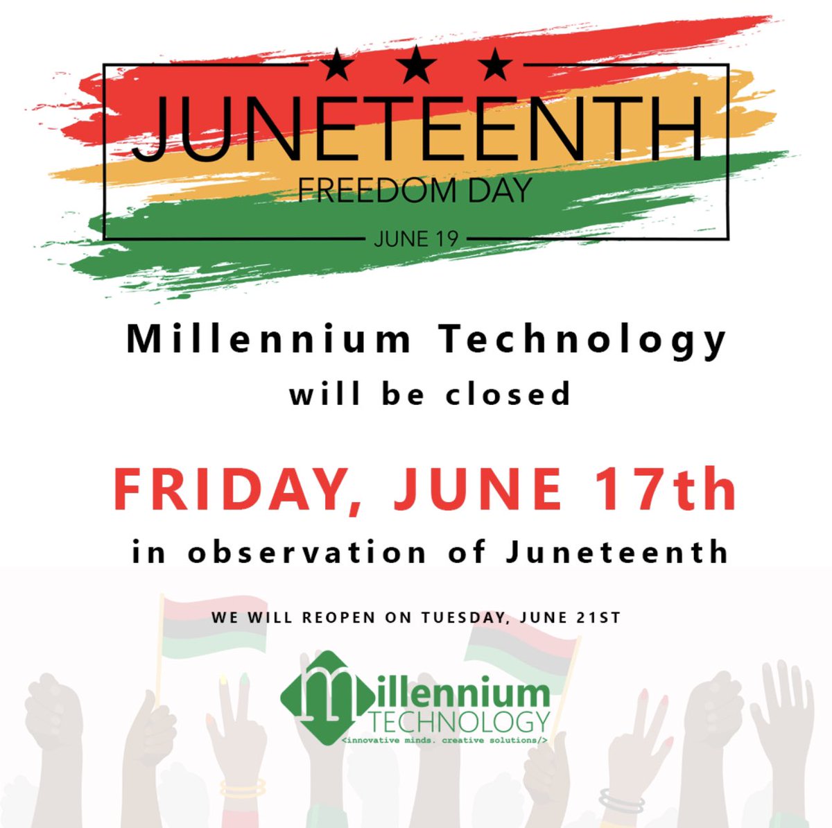 MTECHLA's tweet photo. #HappyJuneteenth https://t.co/QyIYUW7L5V