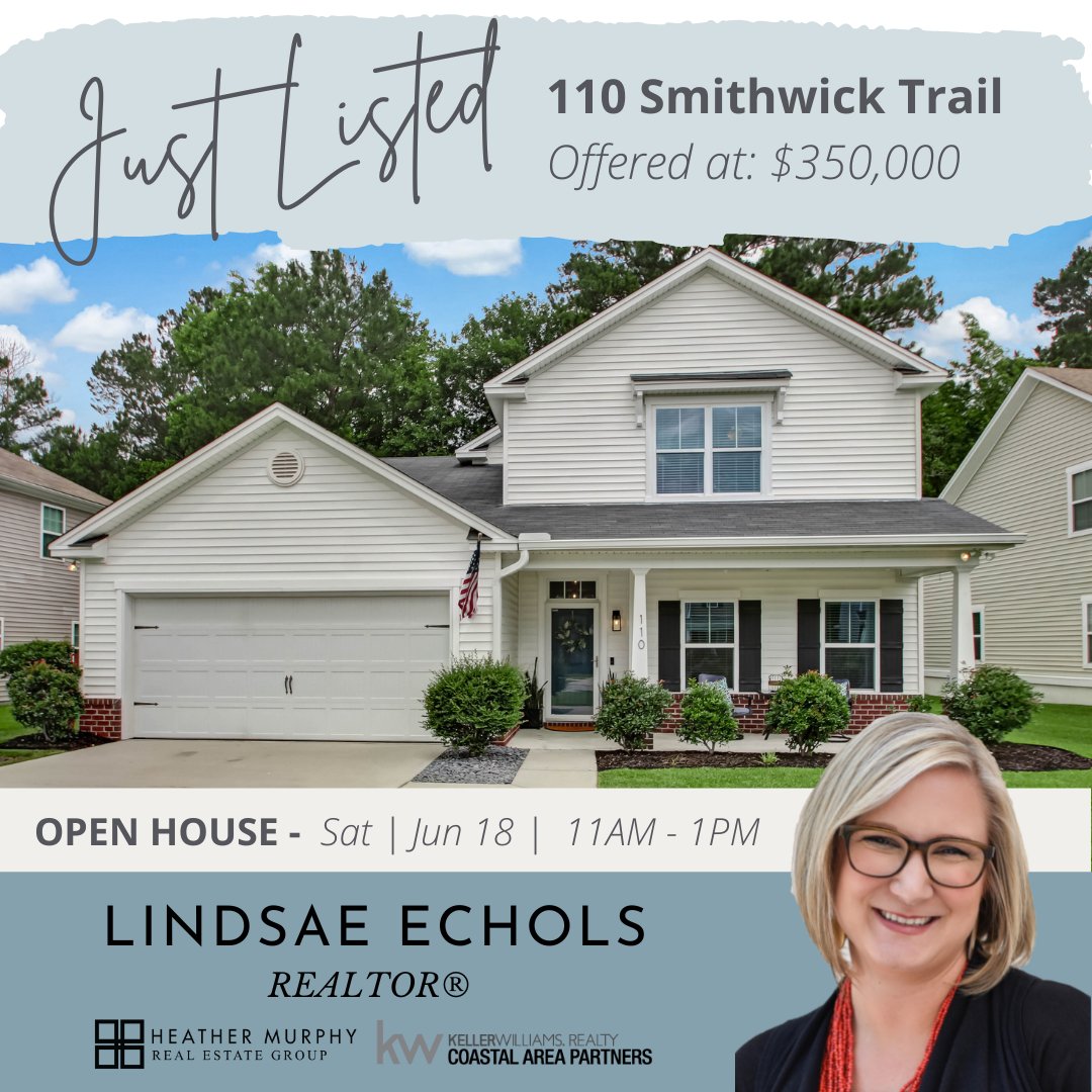HeatherMurphyKW's tweet photo. New Listing &amp; Open House!

With 4 BR and 2.5 BA this well-maintained home has ample space! Located in the Savannah suburb, Guyton, this house features great outdoor areas too!
🚨Interested in getting a closer look? Join us Saturday, June 18th from 11am - 1pm for an #OpenHouse! 🚨 https://t.co/IvurH2pr1F