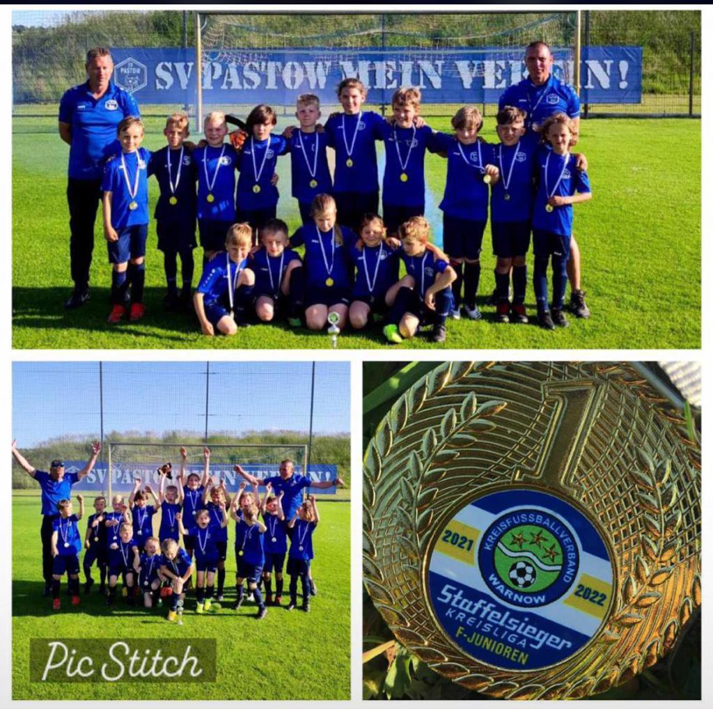 Nachwuchs! Staffelsieger! Platz 1 in der Staffel 3 des KFV Warnow e.V.! Unsere F Junioren - Super Leistung und somit sagen wir gern - Herzlichen Glückwunsch