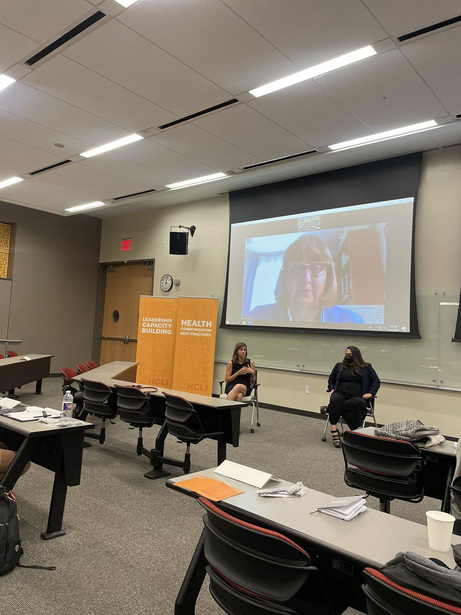 Such a great panel on Health Data and storytelling at HCLI Day 2. 

Julie Rovner @jrovner , Kaiser Health News correspondent’s  advice for effective health messaging: ' Ask yourself, what is the takeaway? People will always leave with one thought.” @uthealthcomm  #UTHCLI