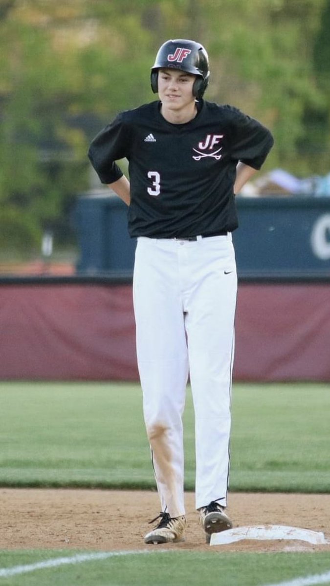 JFcavsbaseball's tweet photo. Congrats to ⁦@BreckinNace⁩ on being selected 1st Team All State 4A 1st Baseman!! Awesome/consistent year for Breck. Definitely a 2023 to follow this summer. #teamoverme https://t.co/rUdEDtctYz