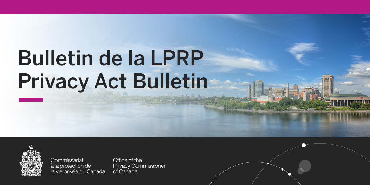 PrivacyPrivee's tweet image. 📣Federal institutions can now notify the OPC of disclosures made in the public interest, or in the interest of the individual, via the new Public Interest Disclosure Portal (PID Portal). Read the PA Bulletin for more info: priv.gc.ca/en/for-federal…