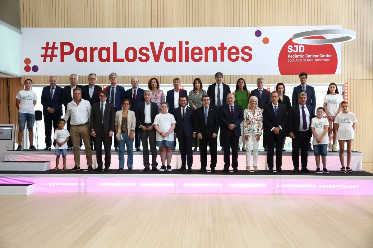 Hoy hemos inaugurado el #SJDPediatricCancerCenter Barcelona, el primer centro monográfico de oncología pediátrica de España. Gracias a los cientos de miles de personas, empresas e instituciones  que lo han hecho posible con su apoyo y donaciones.Un sueño hecho realidad.