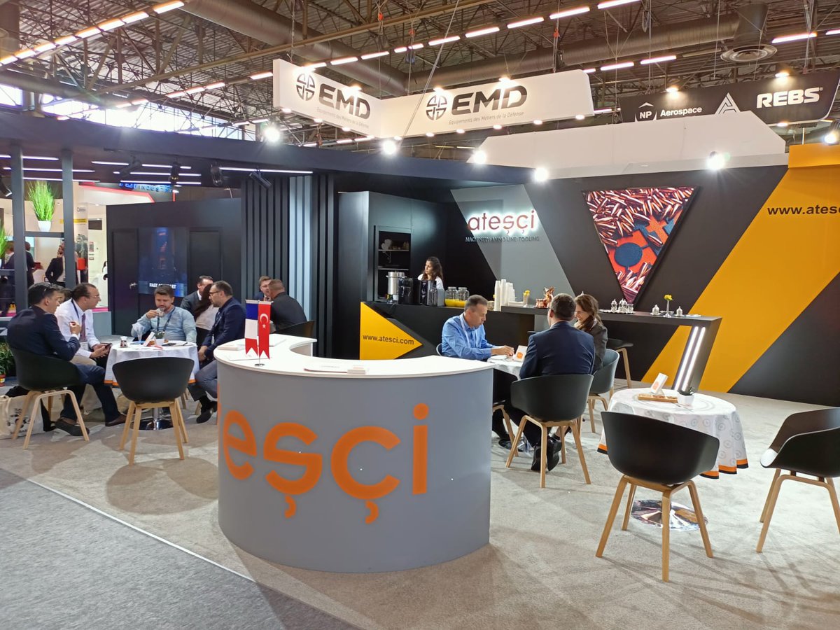 AtesciMachinery's tweet photo. #Eurosatory2022 de 4. gün.
Pariste düzenlenen Savunma ve Güvenlik Fuarı'nda salon 6 stand K31'deyiz.
https://t.co/dgZV4c4qOV
#DefenceIndustry #defence #Security #ammunition #machinery 
#paris https://t.co/lVVxCCShub