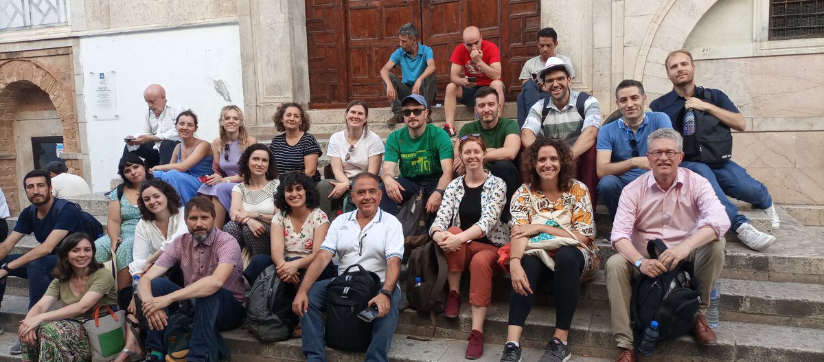 ChachiaE's tweet photo. Second day of our training school in Tunis, interesting talks and refreshing discussion, visit to the Medina: Zawia of Sidi Qasim, the neighborhood of Andalusian, Al-Zaytuna Mosque, Ibn Khaldun's house... 
@CostActionISLE  @bortxeta82 @GerardWiegers @EmirOFilipovic @ana_strl https://t.co/XA0lIhk51P