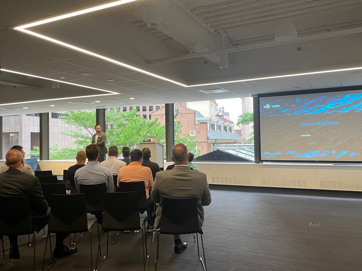 SSCAdvent's tweet photo. We have enjoyed connecting with so many of our clients during our Roadshow and Roundtable series. Today we are in Boston hearing from Steve Leivent about what's to come, and your greatest questions and concerns. #SSCAdvent #Geneva #APX #Roadshow https://t.co/419tv4sEPP