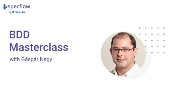 specflow's tweet image. Free #BDD Masterclass with @gasparnagy. Next week. 👀

Don&apos;t miss it 👉🏻buff.ly/3Nz87Ag